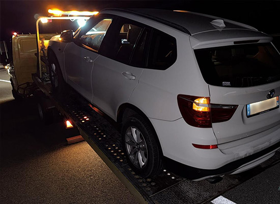 Servicio de grúas 24 horas en Madrid